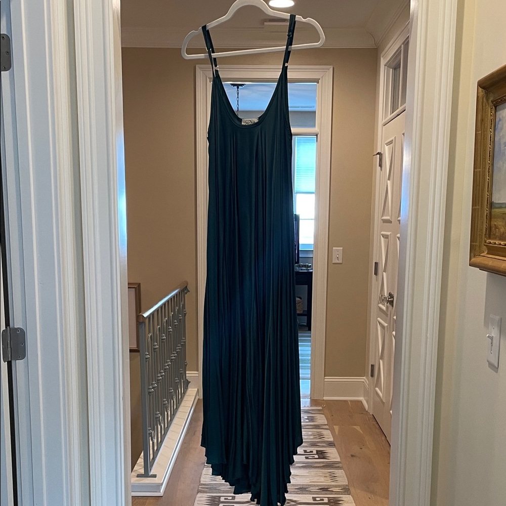 Sofia green Maxi Dress